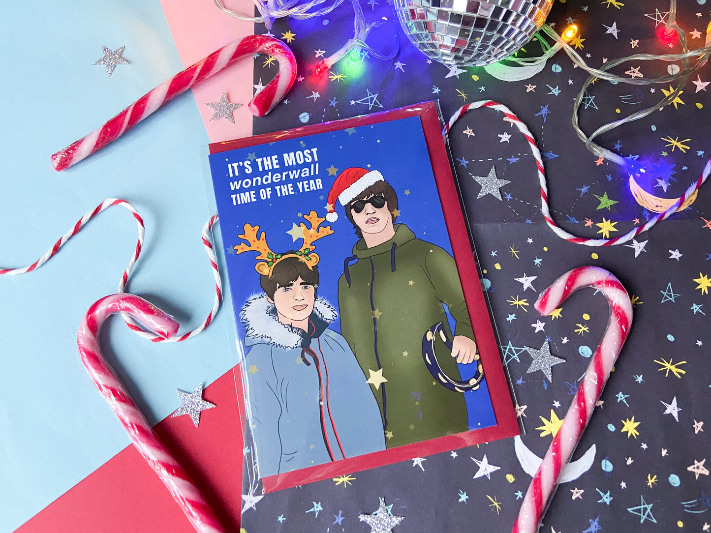 Oasis Funny Christmas Card