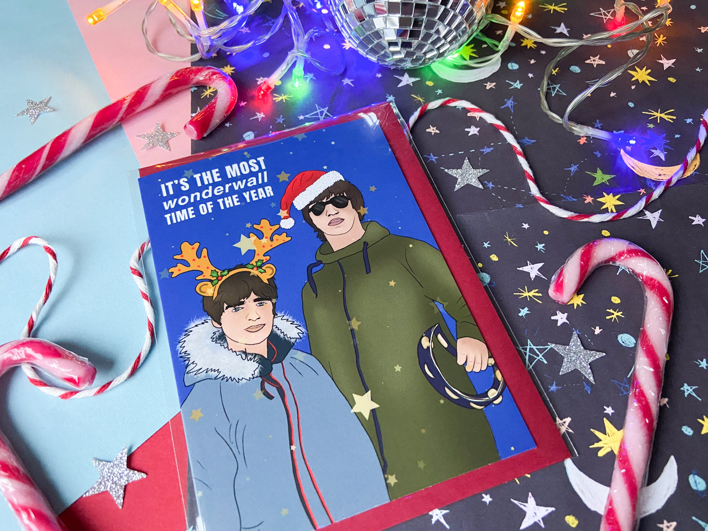 Oasis Funny Christmas Card