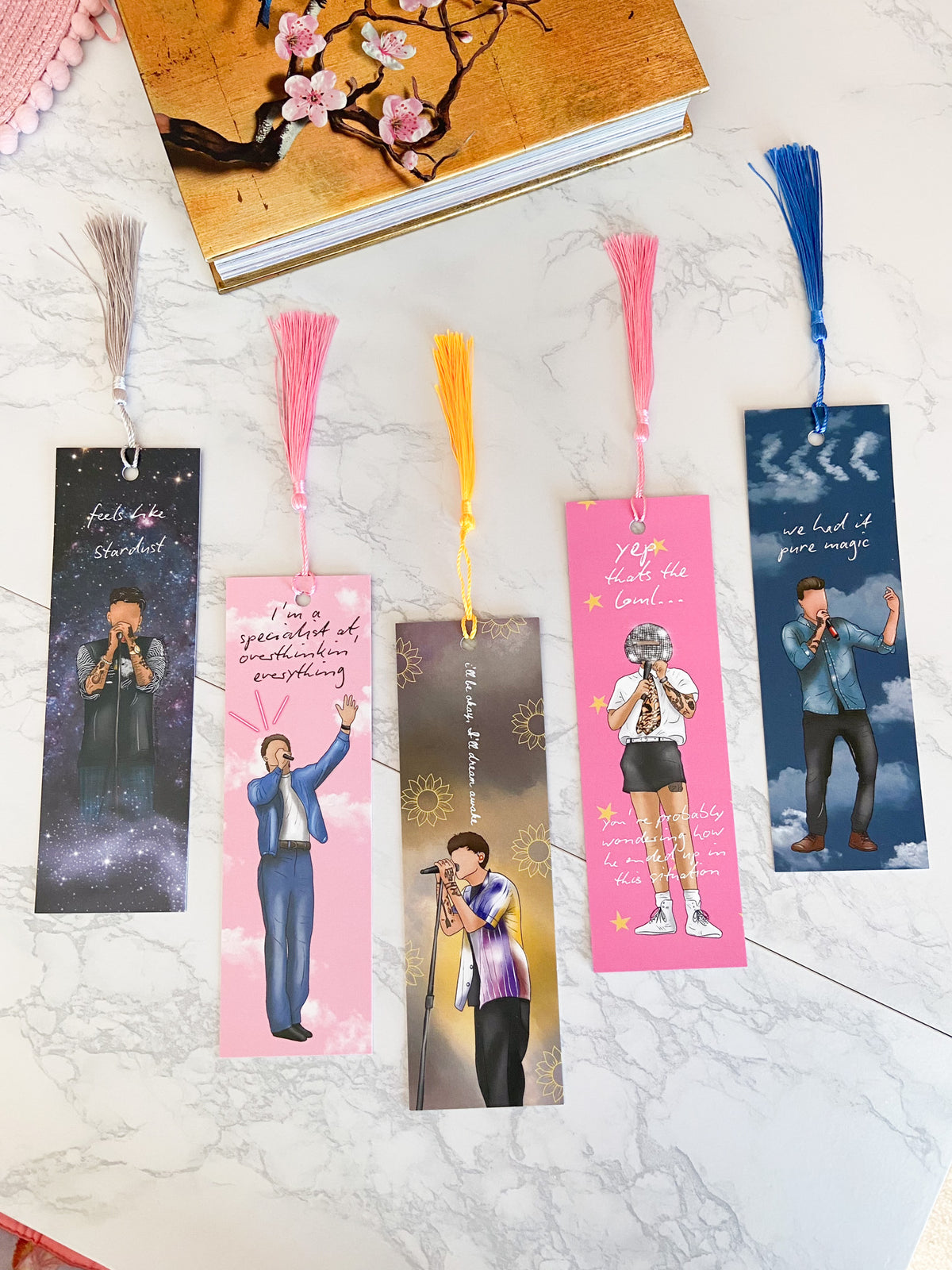 NEW! Directioners Bookmark Collection, Harries Louies Naillers Christmas Gift