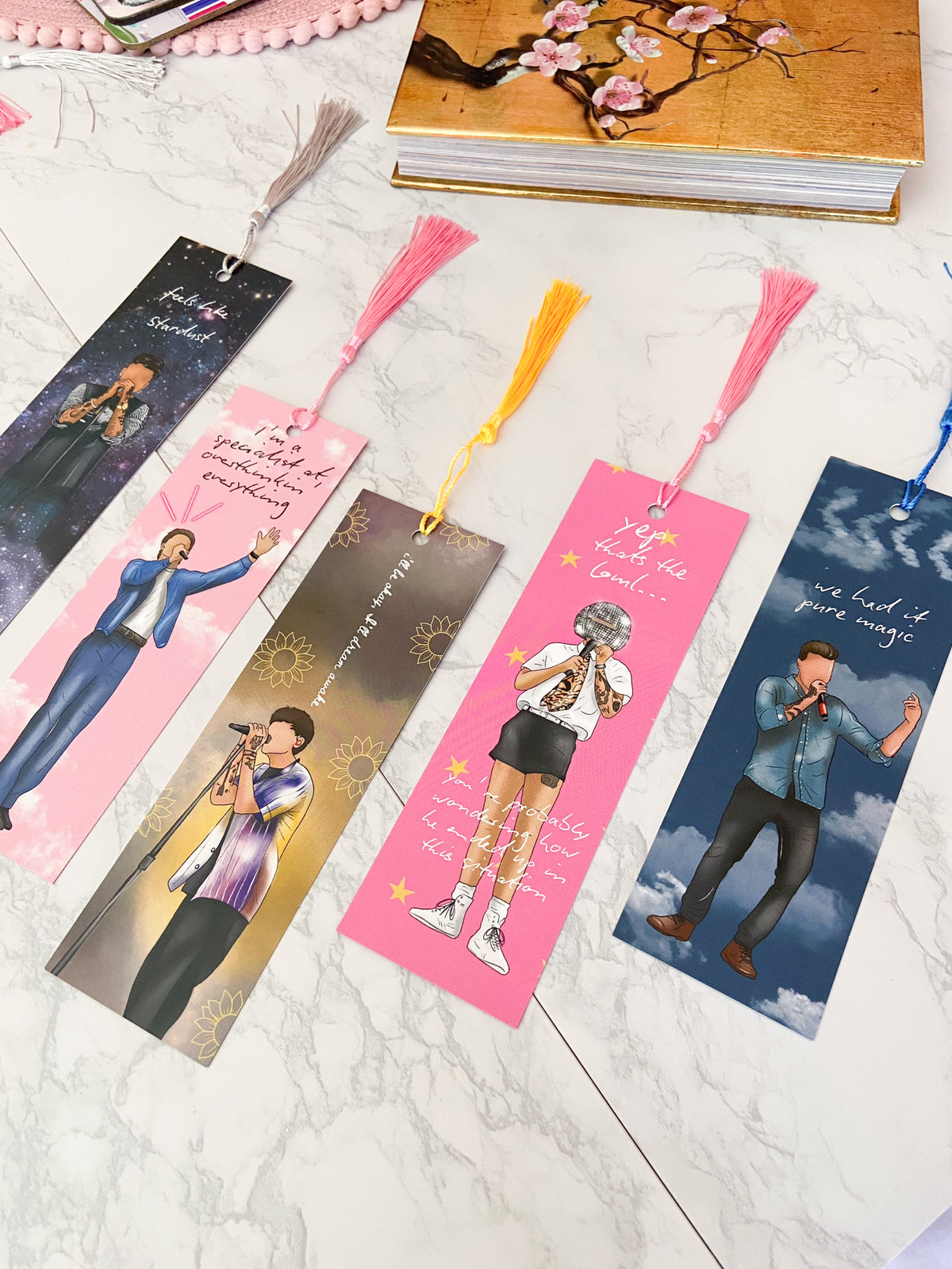 NEW! Directioners Bookmark Collection, Harries Louies Naillers Christmas Gift
