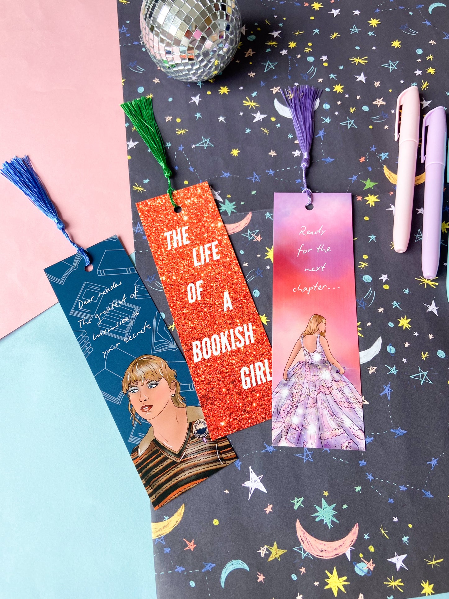 Dear Reader Bookmark Collection, Taylor Inspired Gift