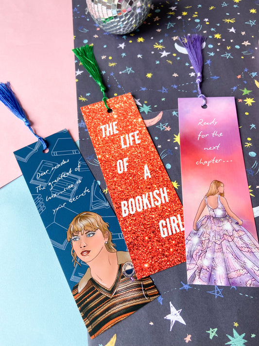 Dear Reader Bookmark Collection, Taylor Inspired Gift