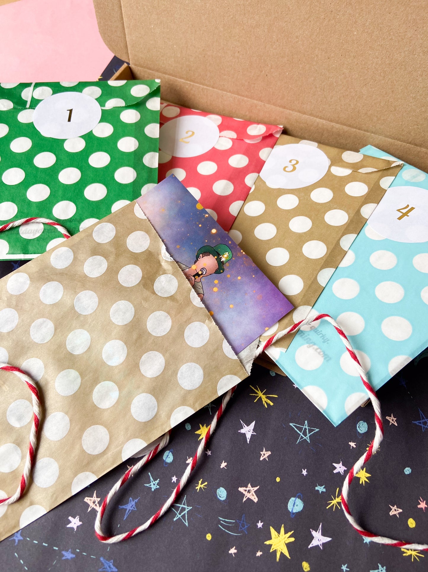 Postcard & Gift Advent Calendar, Niall Themed Christmas