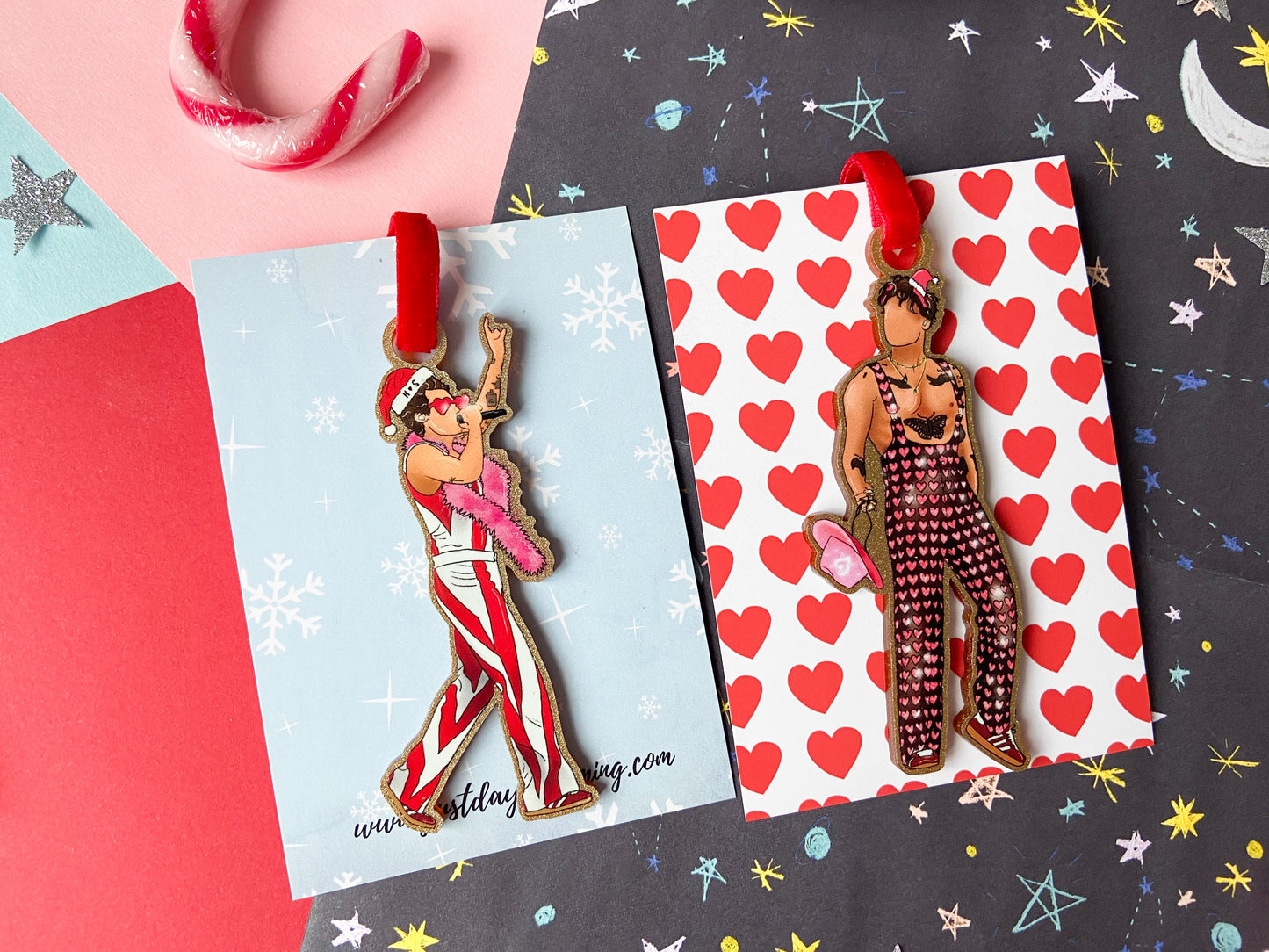 PRE-ORDER: H Candy Cane Christmas Decoration, Harries Gift