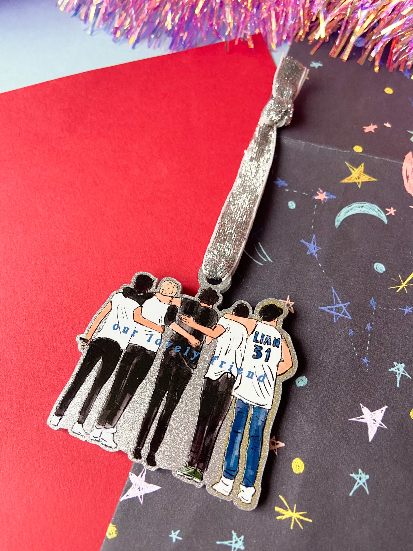 1D Our Lovely Friend Christmas Decoration