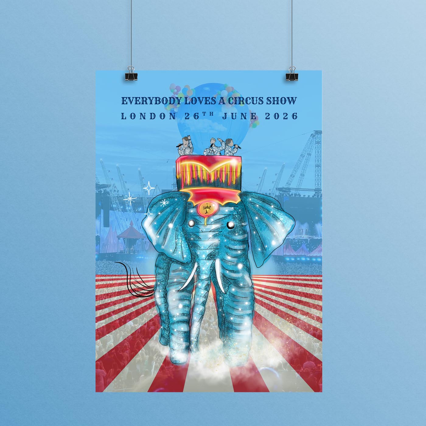 PRE-ORDER: Circus Show Dated LONDON Print