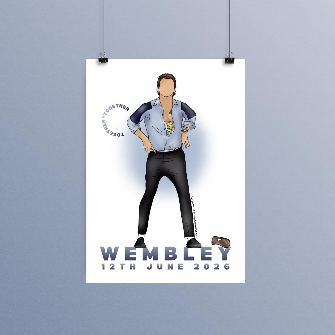 PRE-ORDER: Wembley N1 Print, Harries Gift