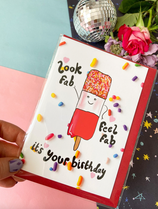 Look Fab Feel Fab Birthday Card, Niall Fans