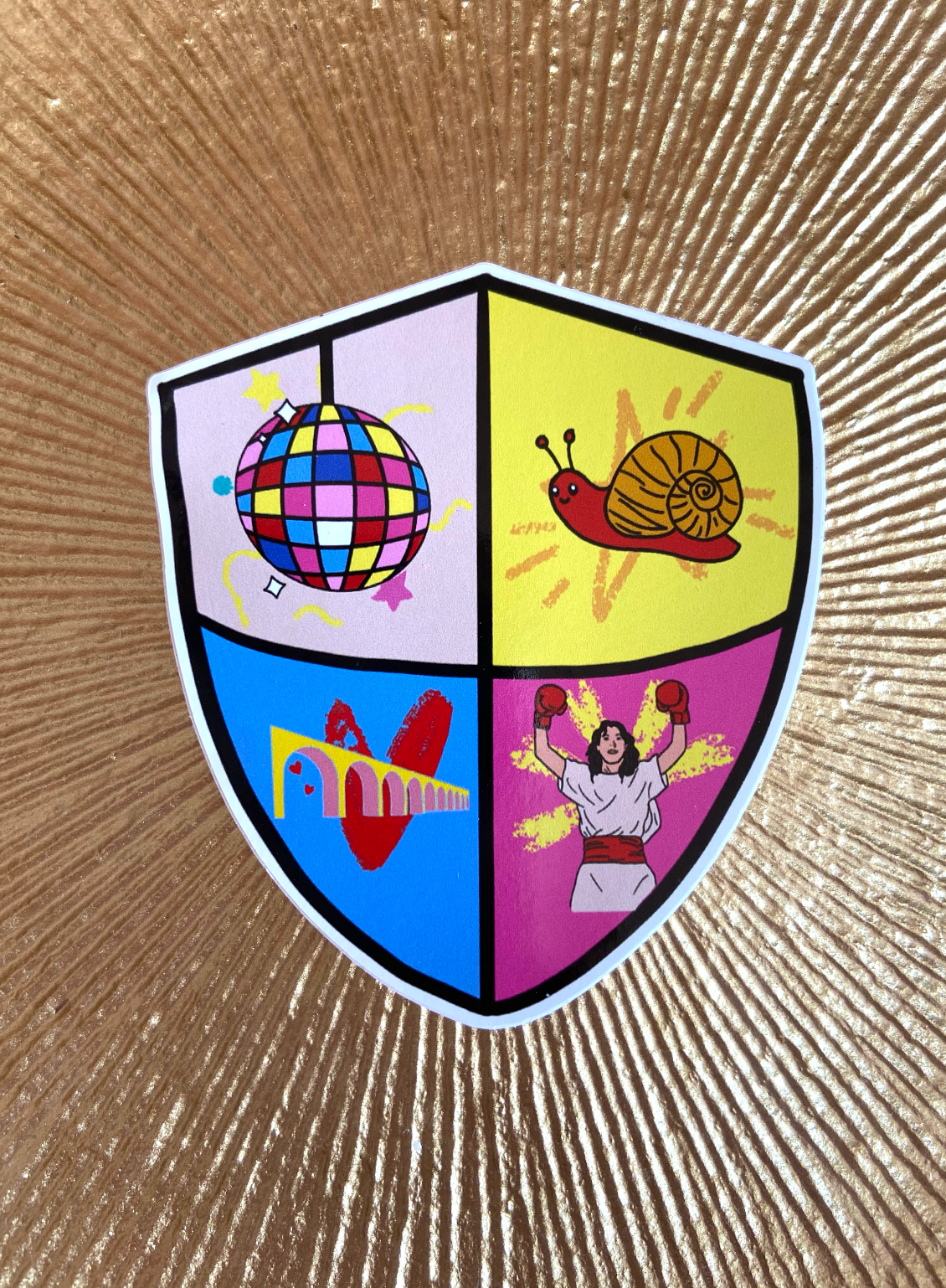 Harries Shield Sticker