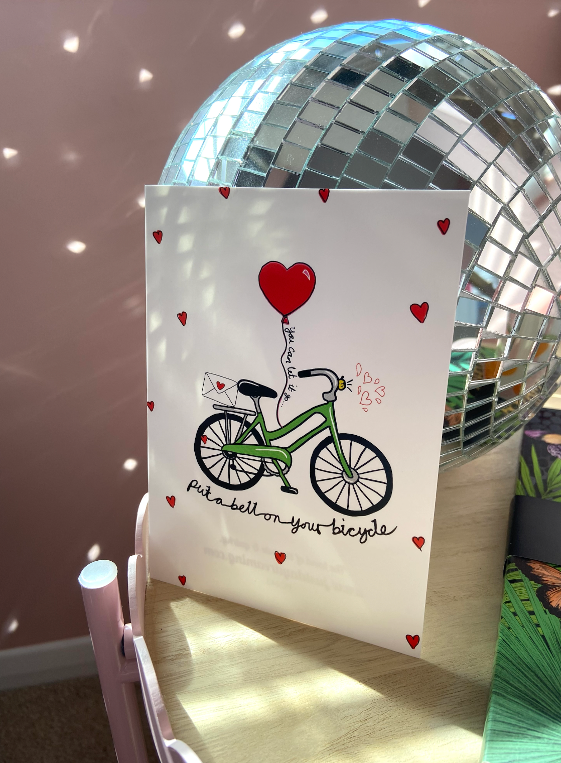 Bell on Your Bicycle Hert Postcard, Harries Gift