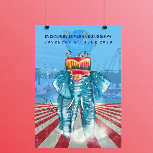 PRE-ORDER: Circus Show Dated COVENTRY Print