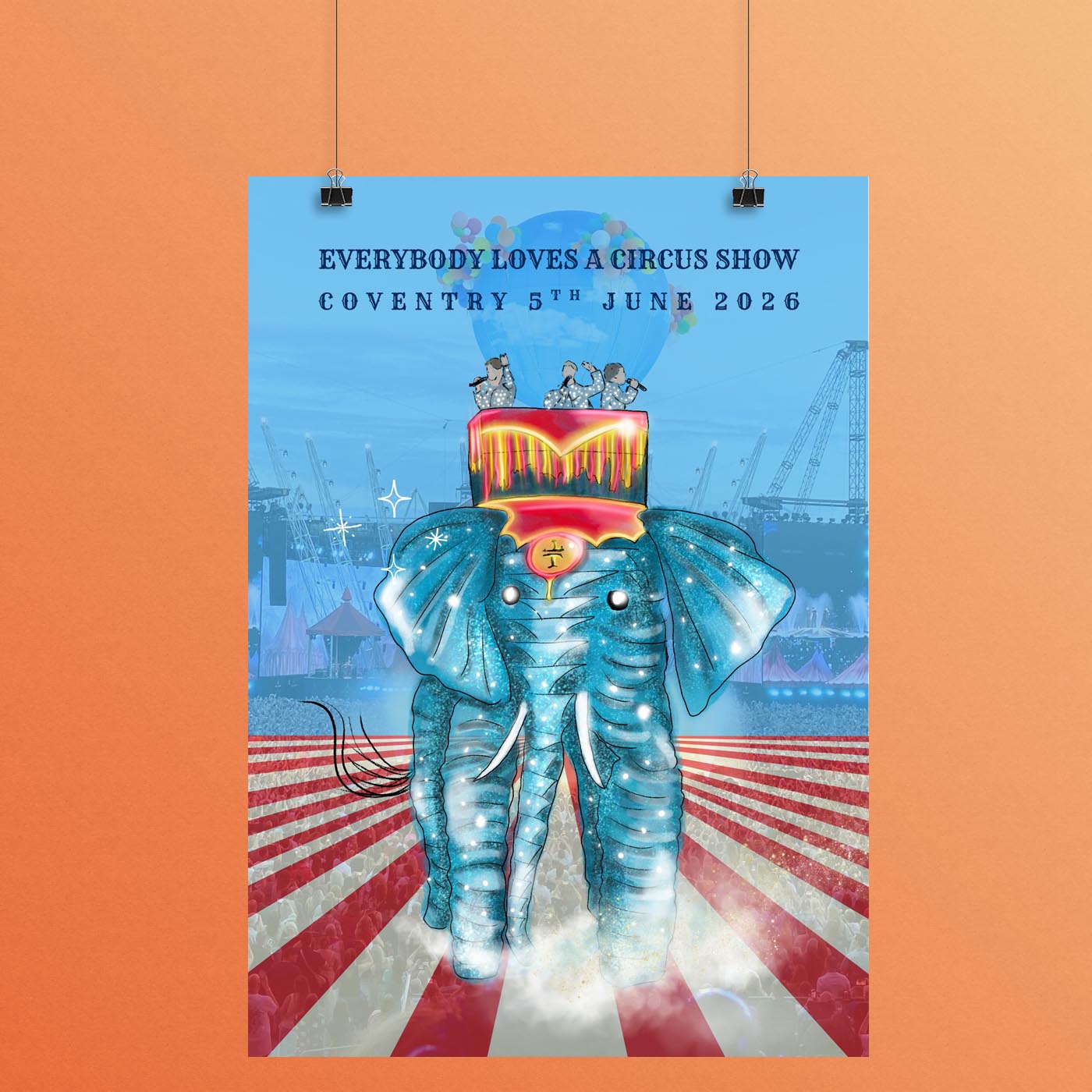 PRE-ORDER: Circus Show Dated COVENTRY Print
