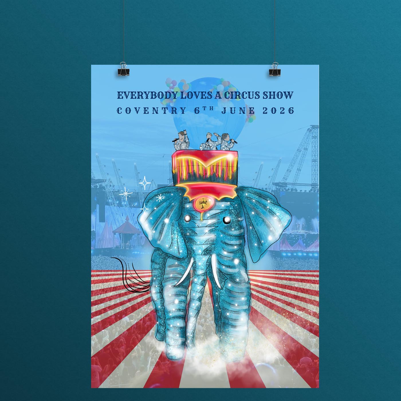 PRE-ORDER: Circus Show Dated COVENTRY Print