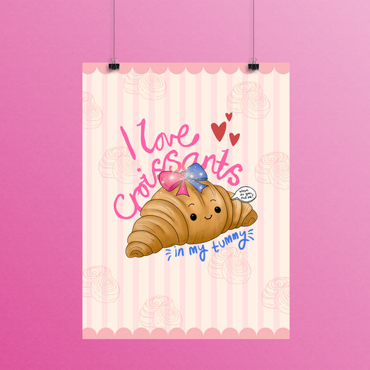 I love croissants Postcard, Harries Gift