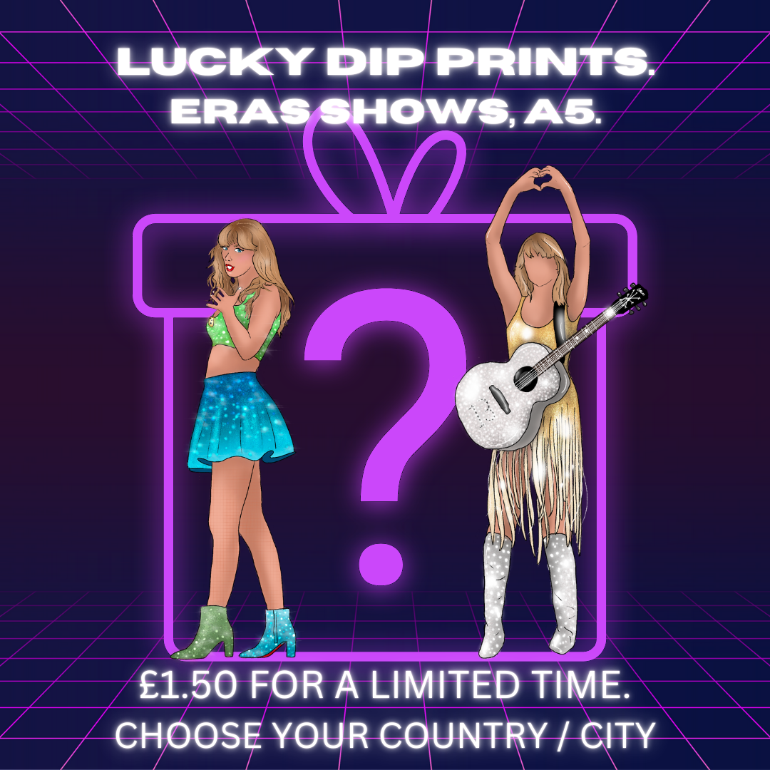 Eras Lucky Dip A5 Print Sale