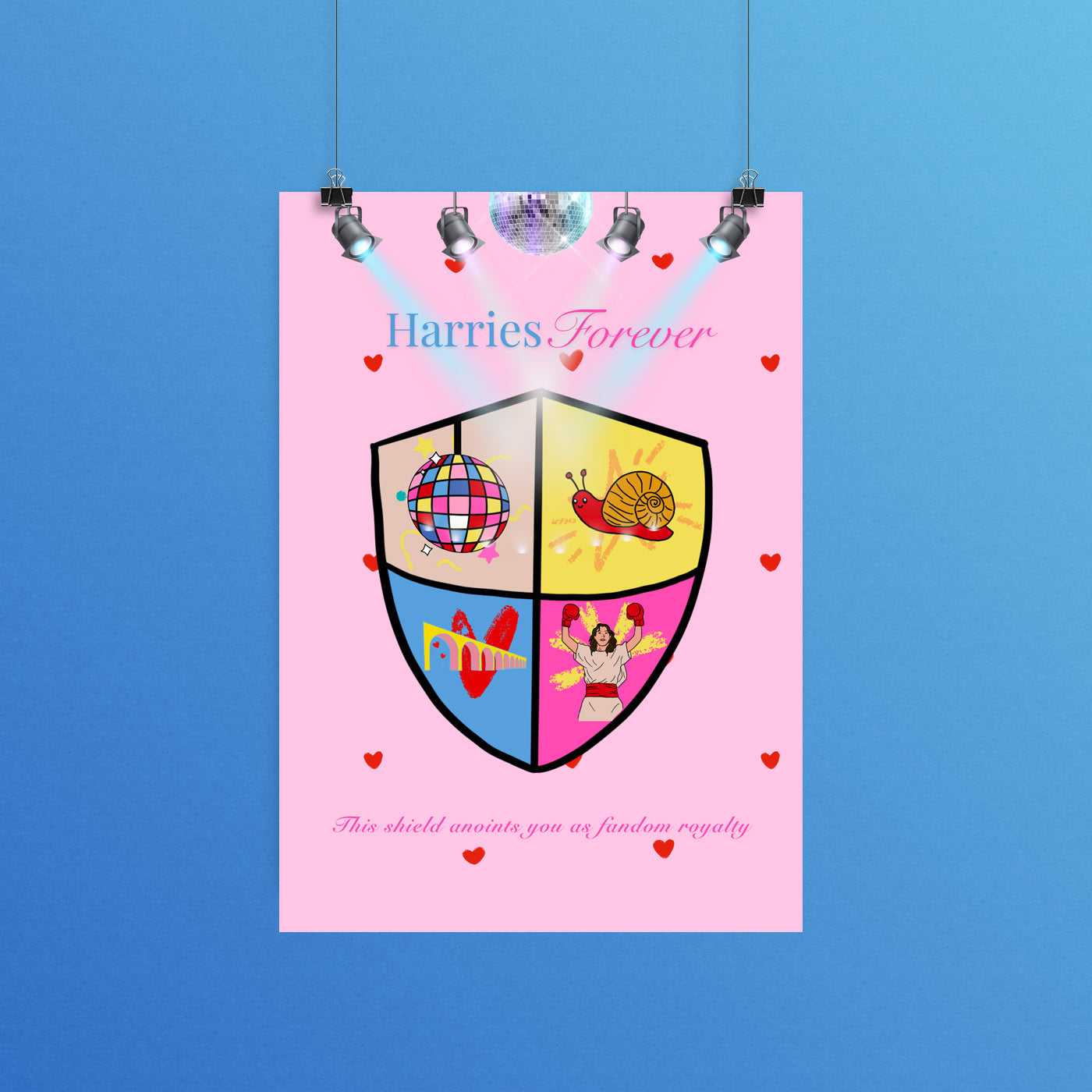 PRE-ORDER: Harries Shield A5 Print