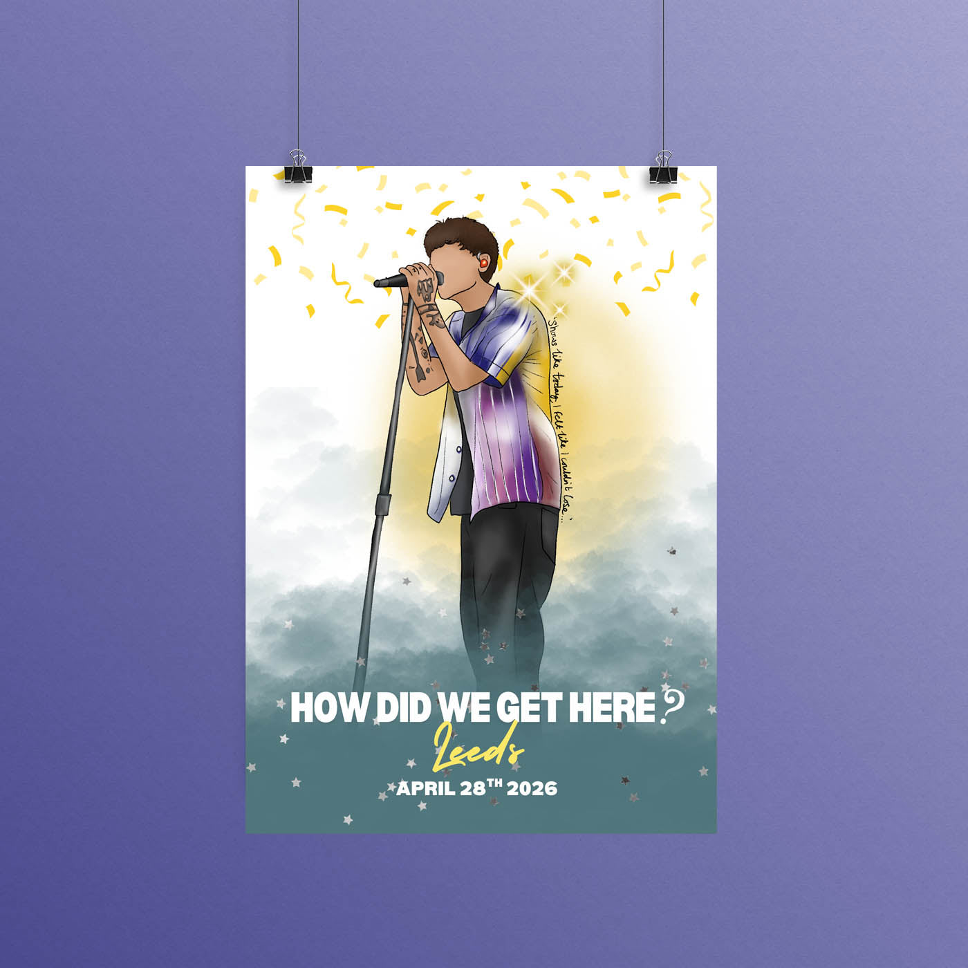 PRE-ORDER: Louis Leeds Tour Print