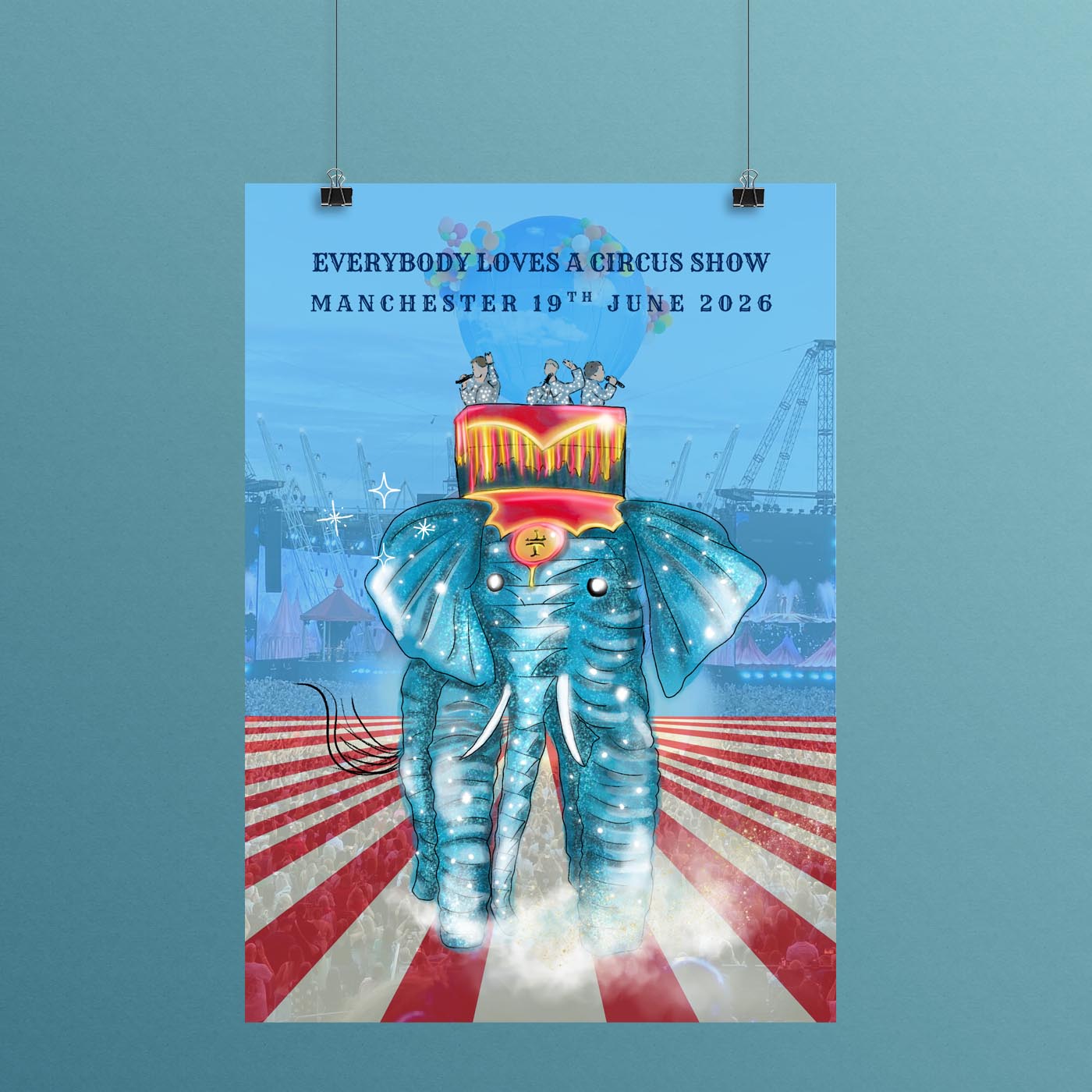 PRE-ORDER: Circus Show Dated MANCHESTER Print
