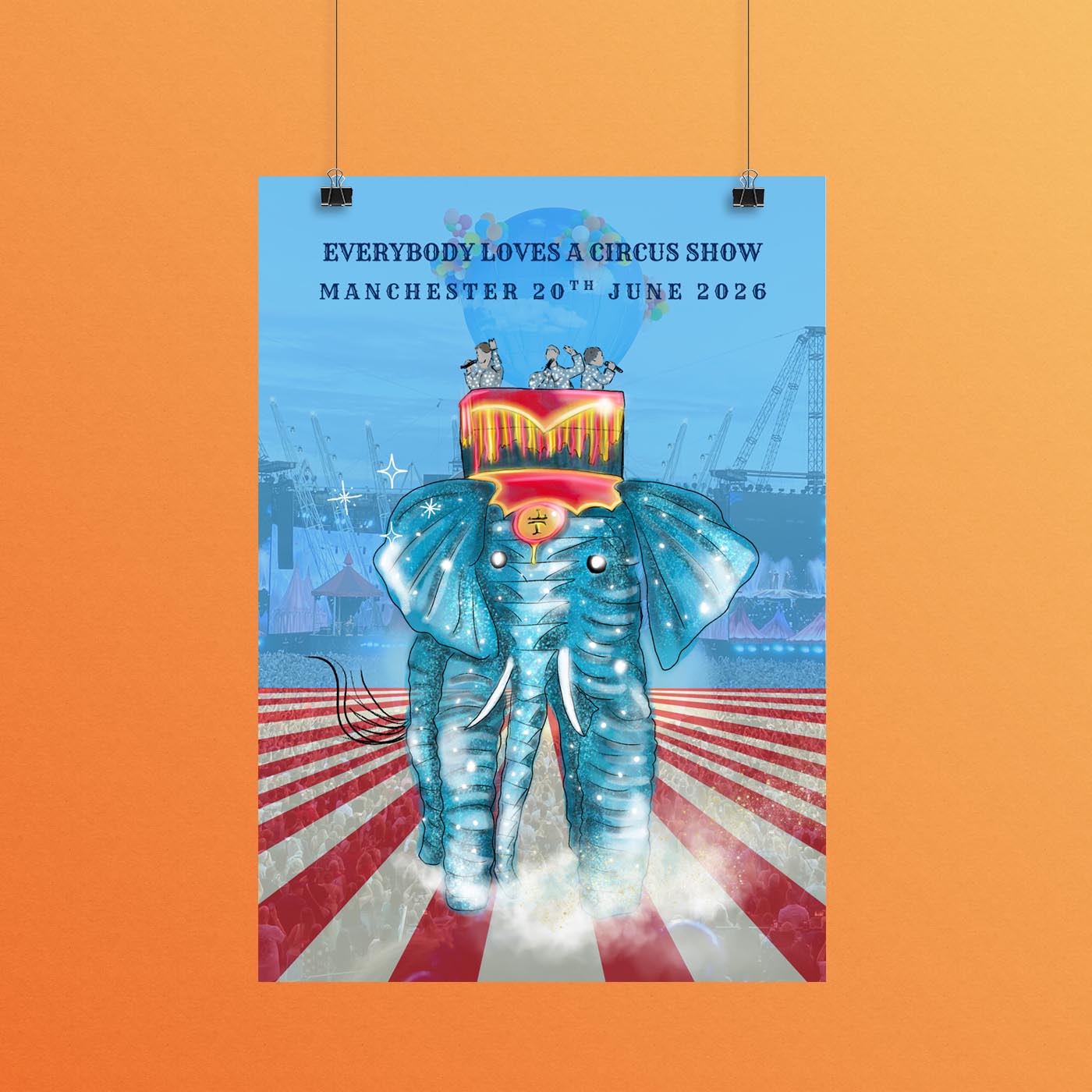 PRE-ORDER: Circus Show Dated MANCHESTER Print