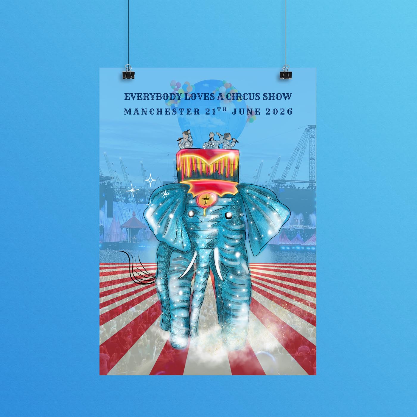 PRE-ORDER: Circus Show Dated MANCHESTER Print