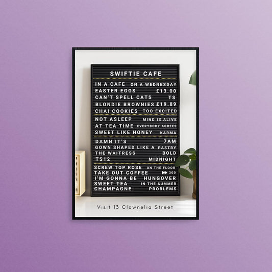 Swiftie Cafe Postcard