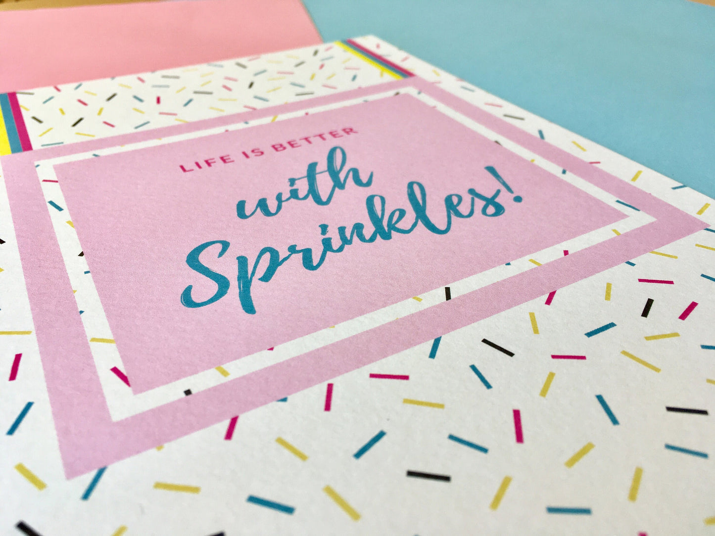 Life is Better with Sprinkles Print, Kitchen Decor