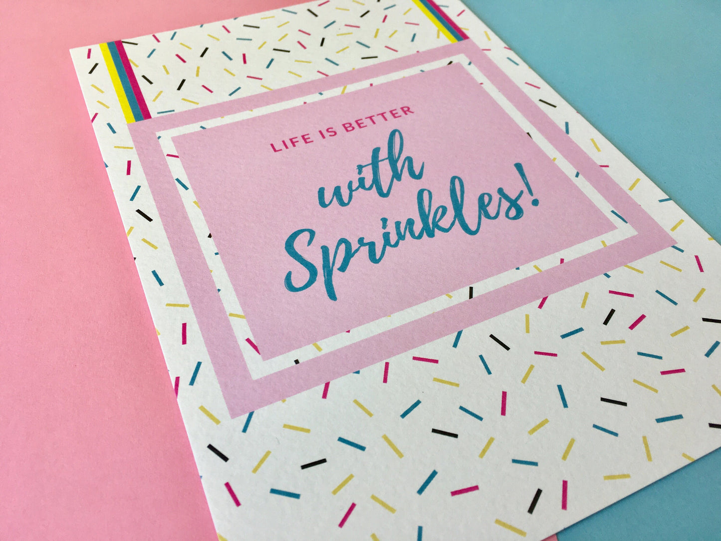 Life is Better with Sprinkles Print, Kitchen Decor