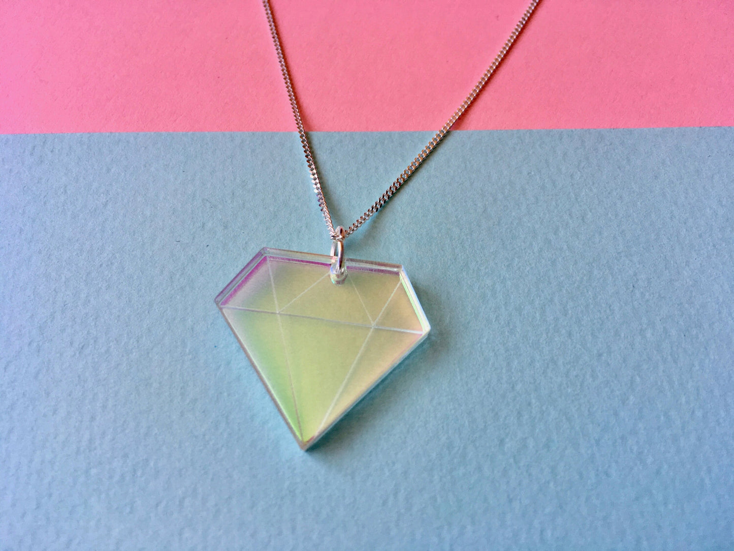 You're A Diamond Necklace, Iridescent Jewellery