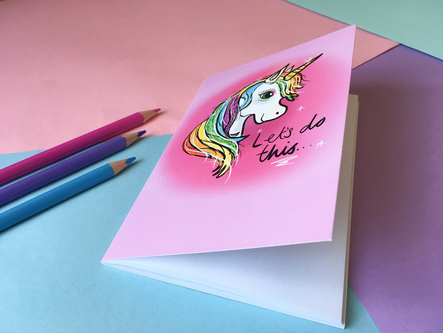Unicorn Pink Pocket Notebook, Stay Magical