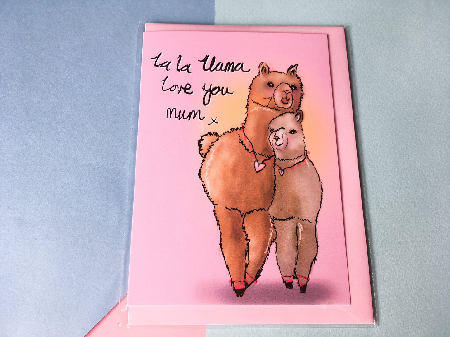 Llama Love You Mum Card