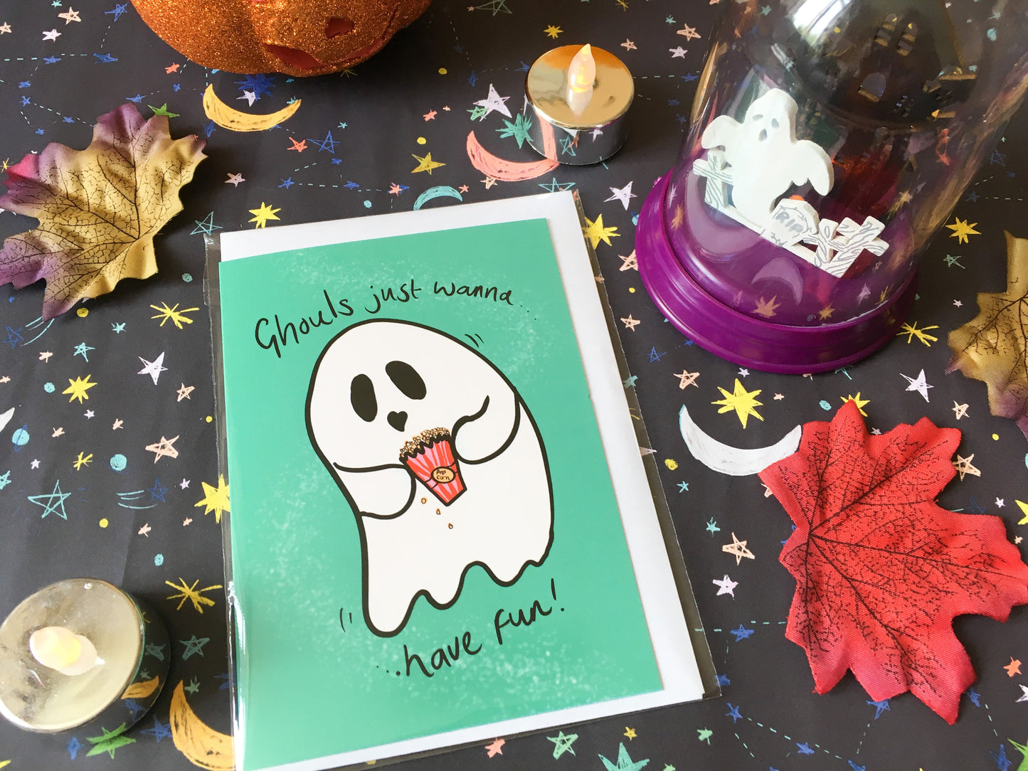 Ghouls Just Wanna Have Fun Card, Halloween Gift