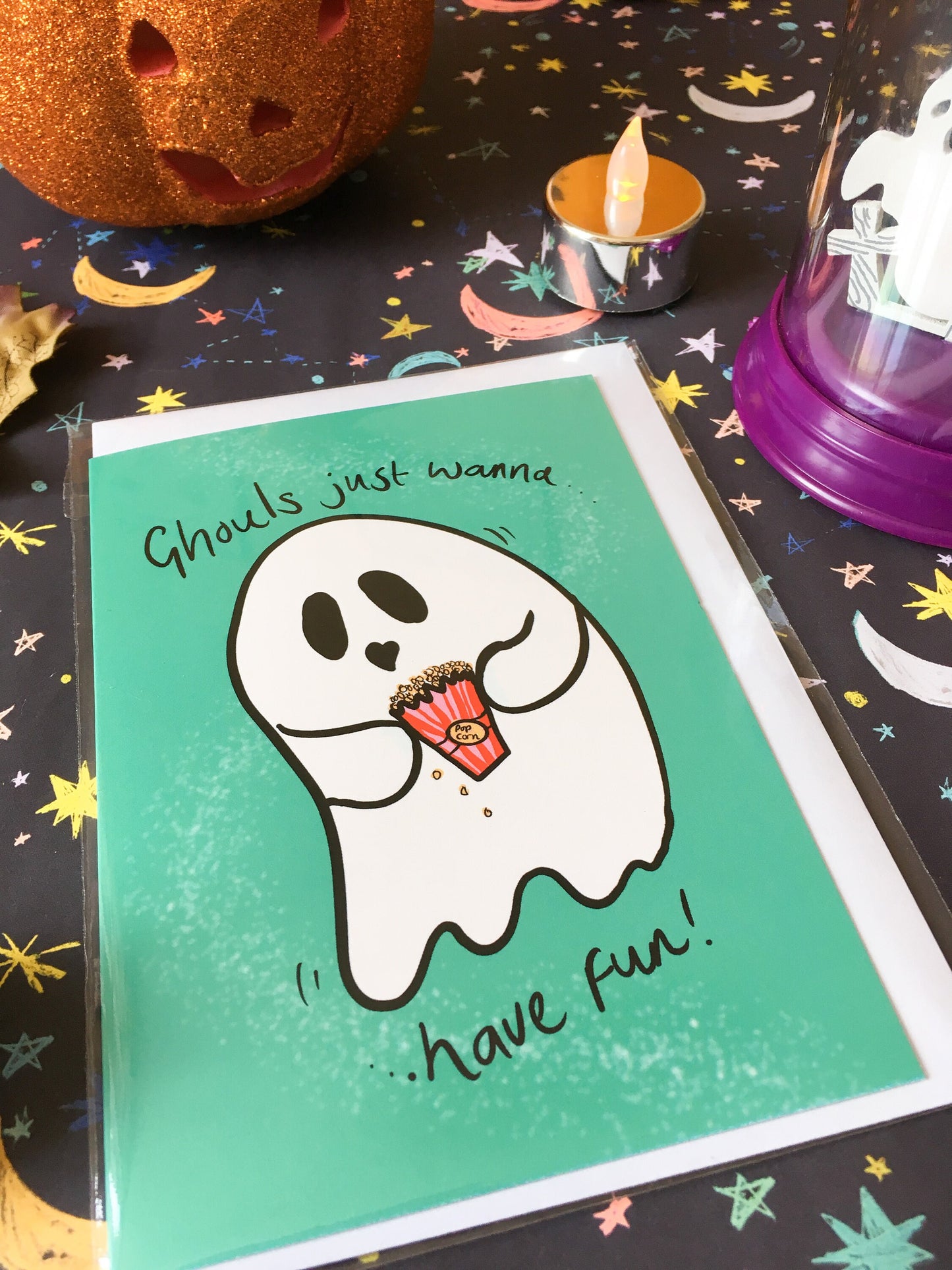 Ghouls Just Wanna Have Fun Card, Halloween Gift