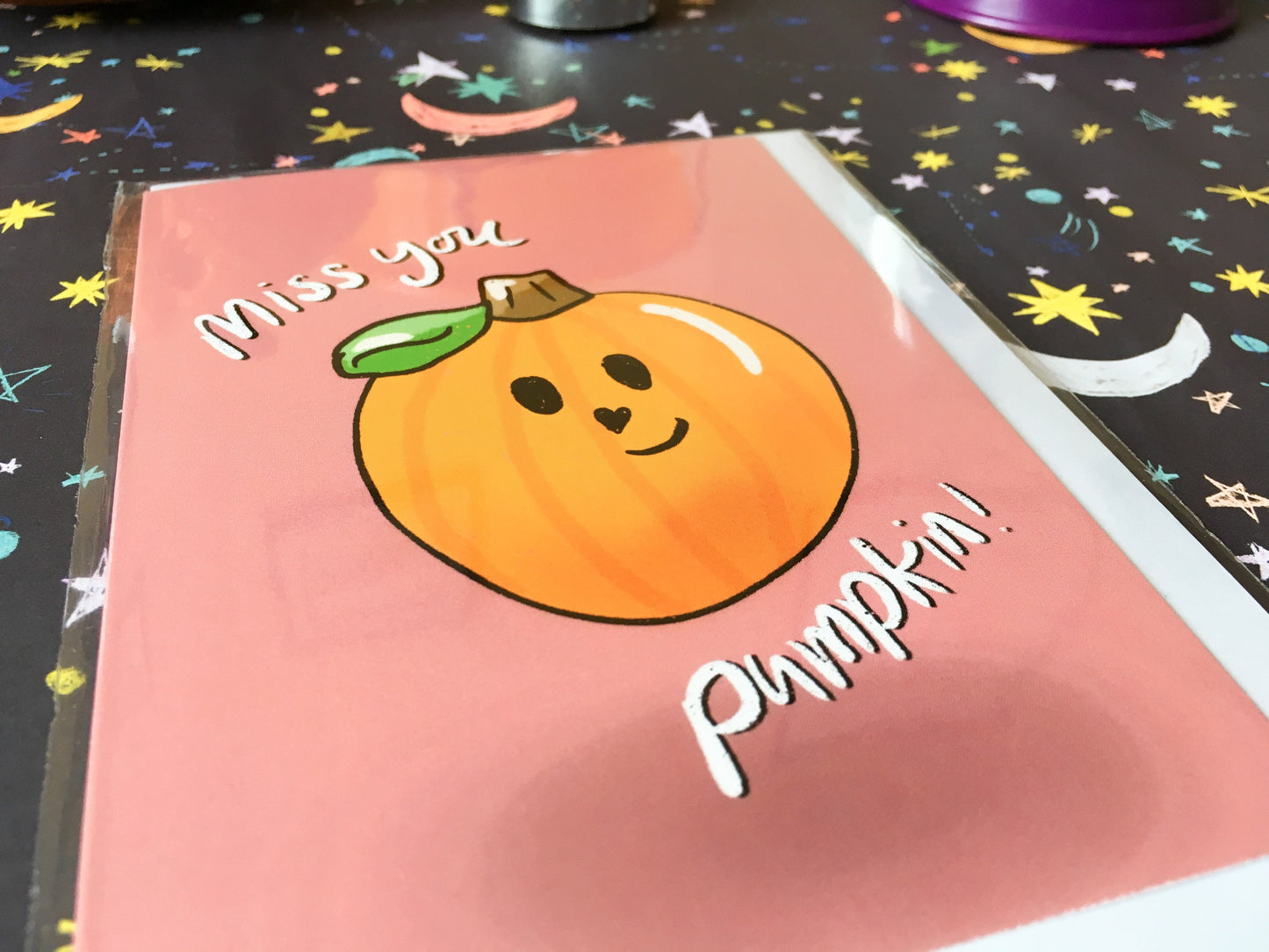 Miss You Pumpkin, Valentine's Card