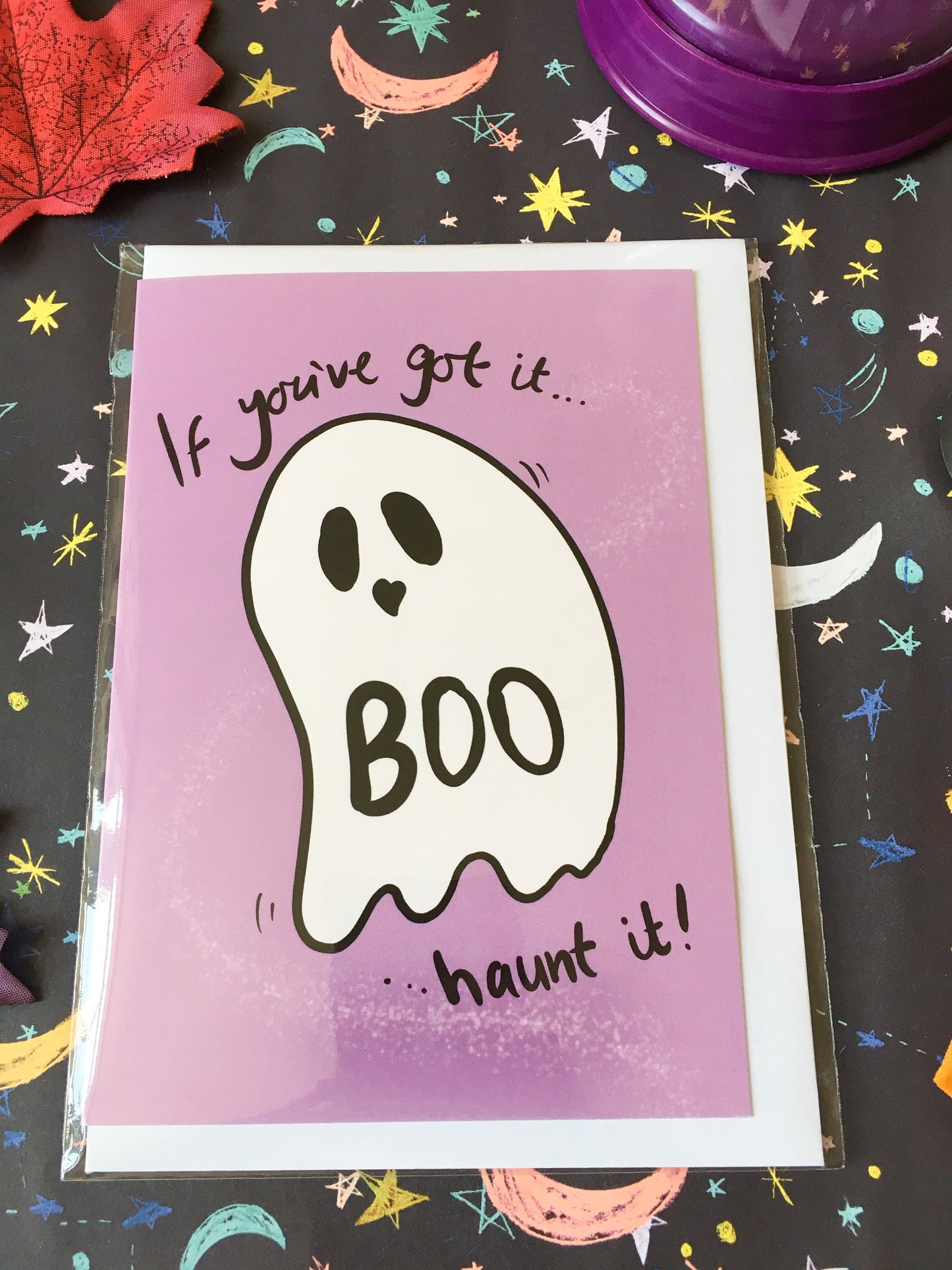 Fun Ghost Card, If You've Got It Haunt It, Halloween