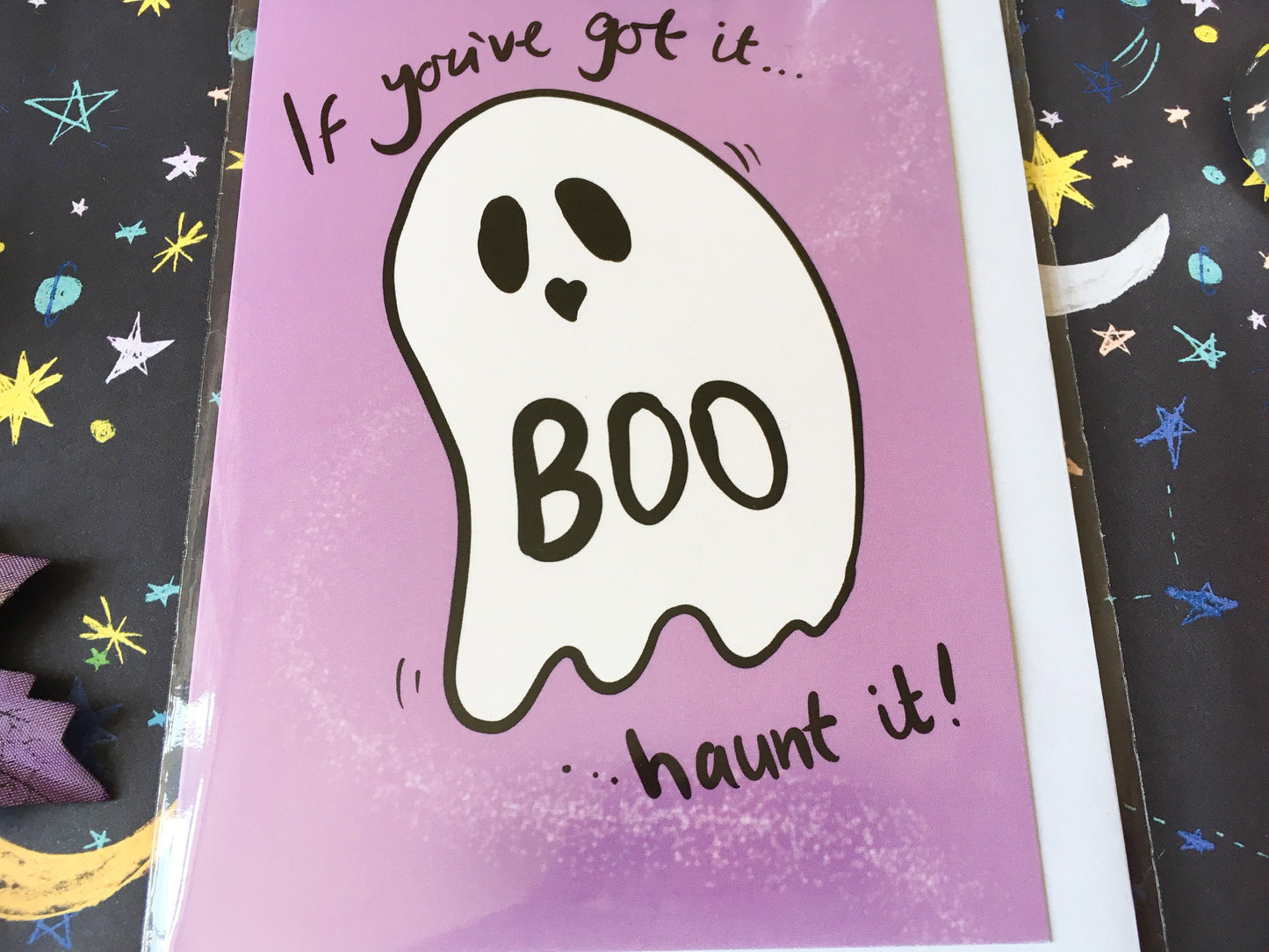 Fun Ghost Card, If You've Got It Haunt It, Halloween