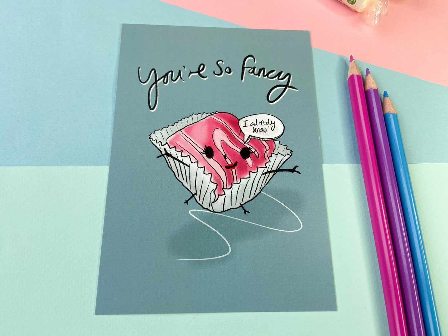 You're so Fancy Postcard, Valentine's