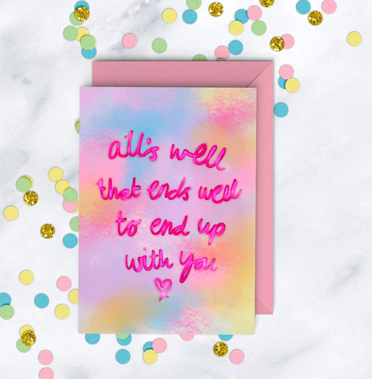 All's Well Lover Card