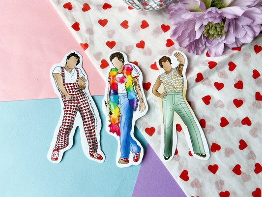 Choose Love Harry Stickers, Harries Gift