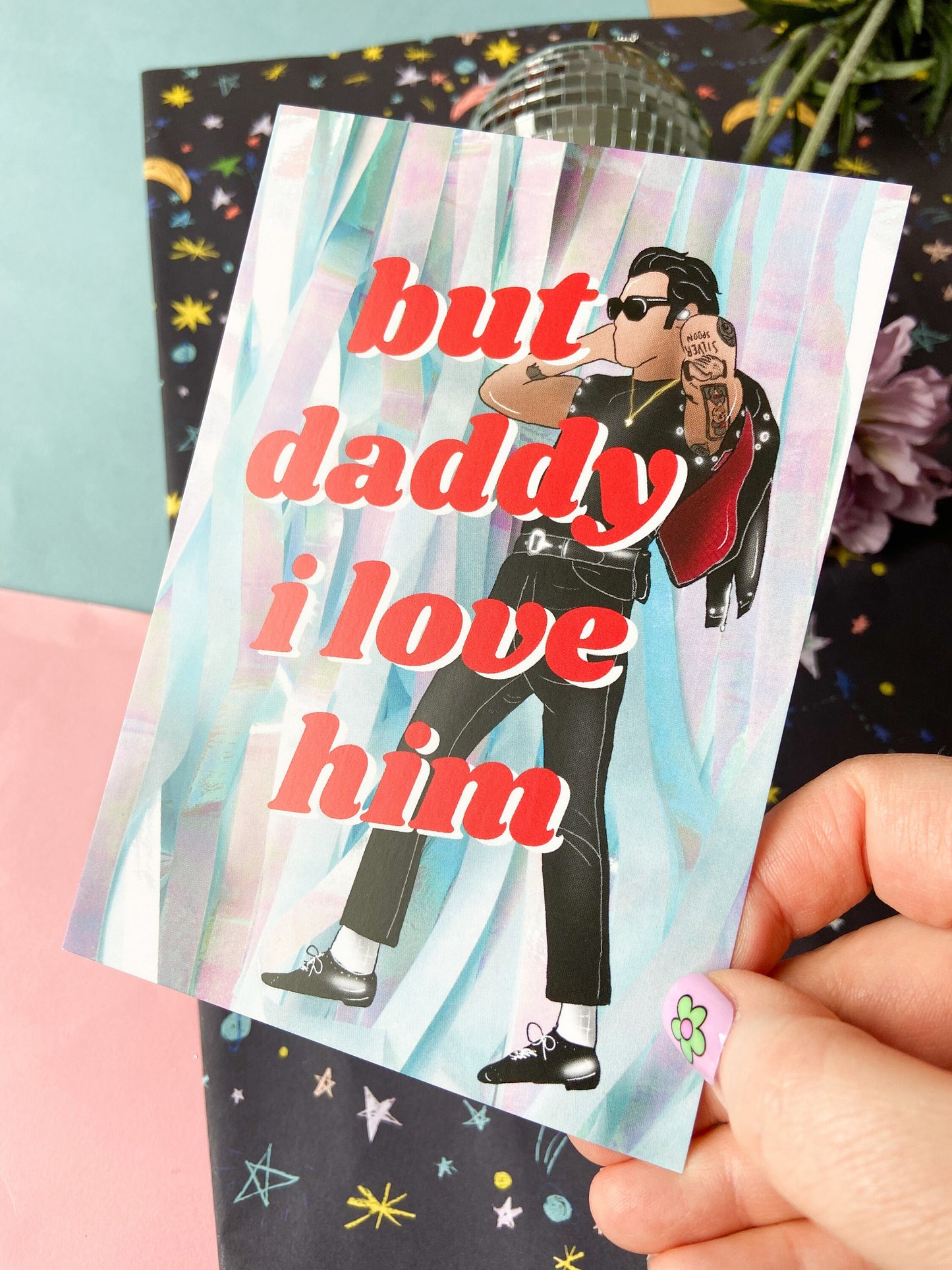 Daddy I Love Him, Harries Postcard