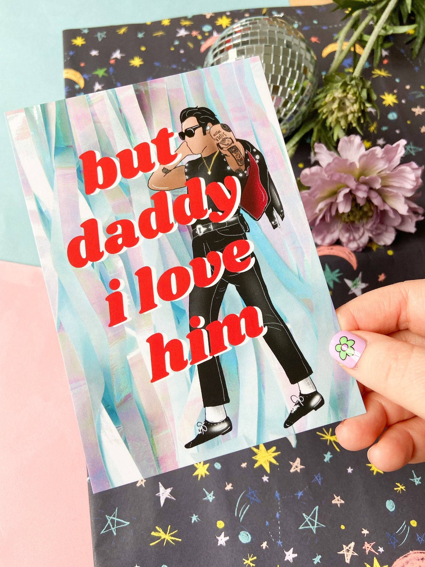 Daddy I Love Him, Harries Postcard